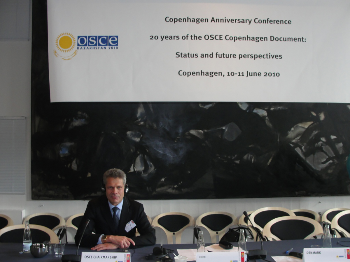 June, 2010, Copenhagen, Demark, International conference on the protection of human rights.