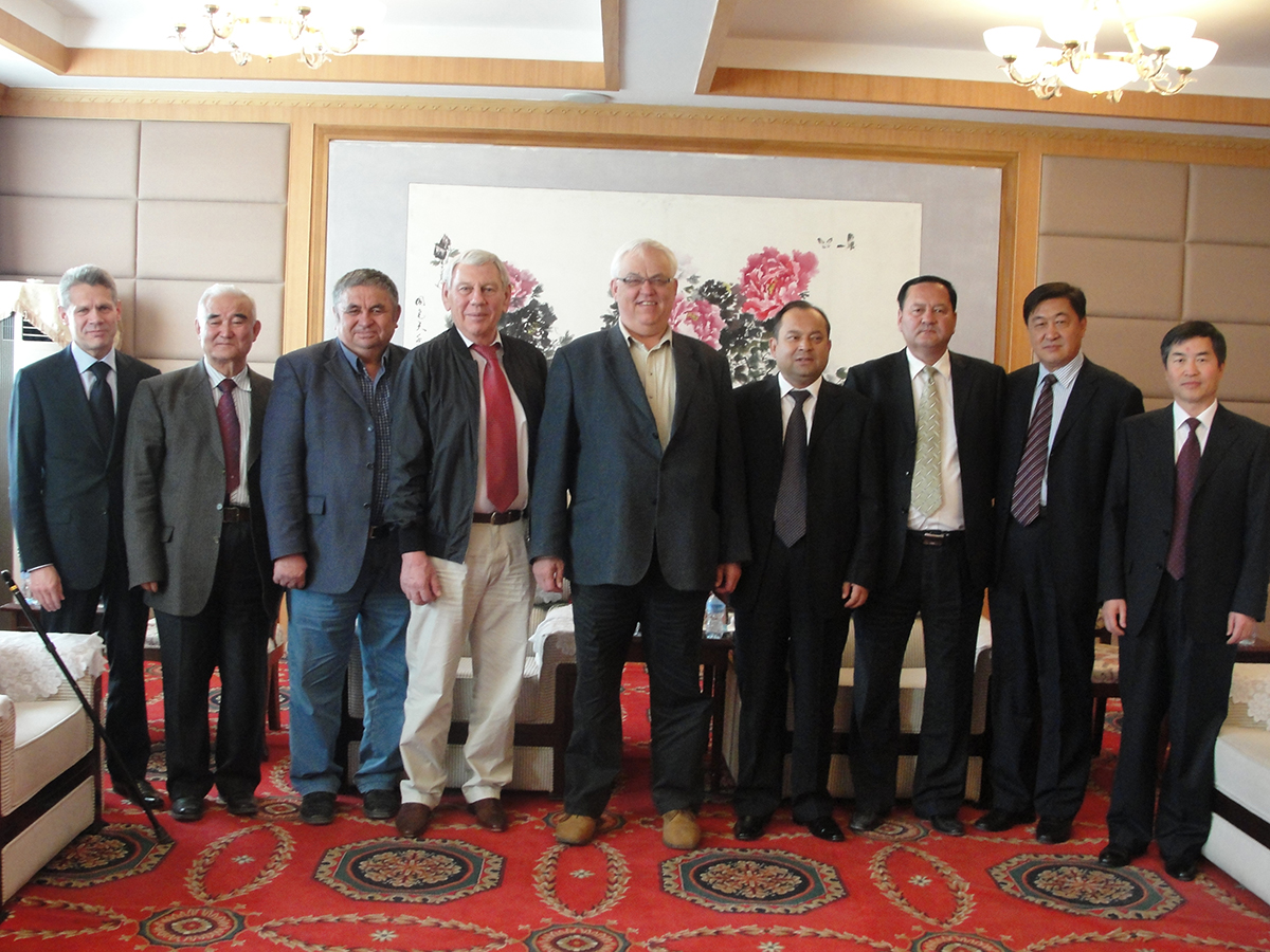 May 2010, Urumchi, China. Delegation of the first Prime Minister of independent Kazakhstan, S. Tereshenko.