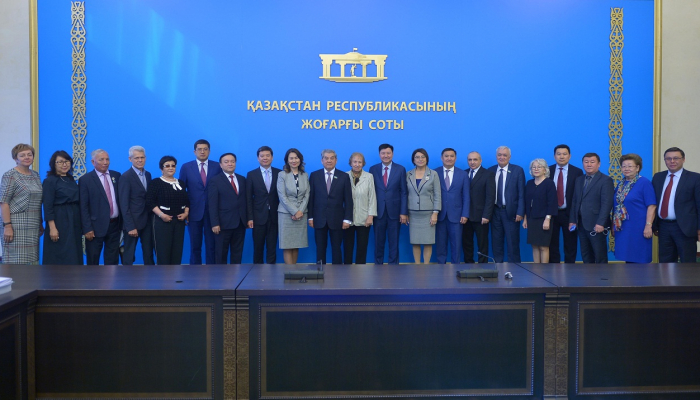 2019, Nur-Sultan, Meeting of the Human Rights Commission with the members of the Supreme Court.