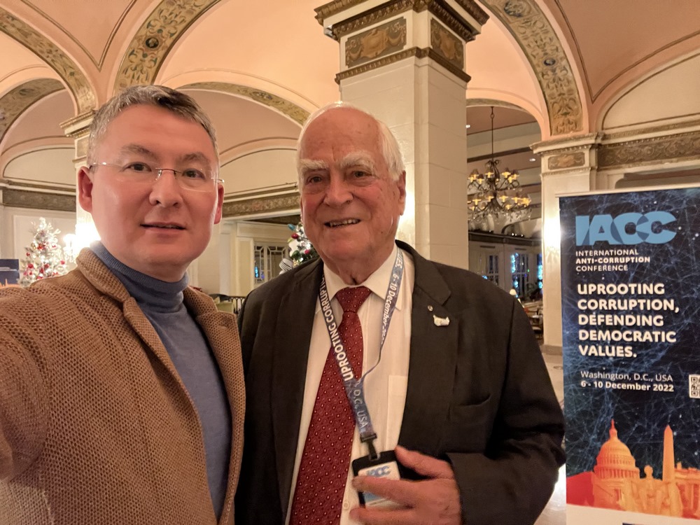 With Peter Eigen, founder of Transparency International